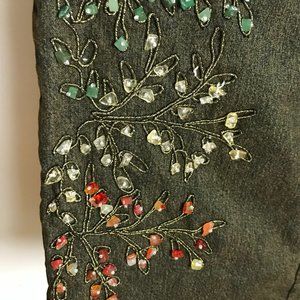 Crystal embellished jeans size 12